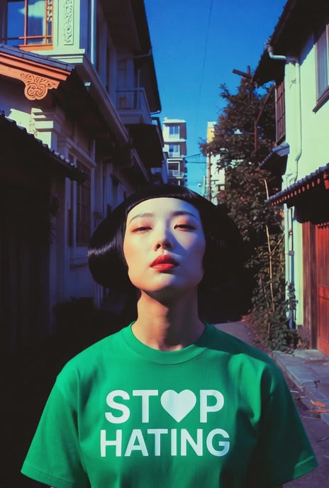 STOP HATING T SHIRT